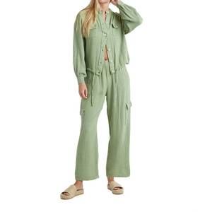 NEW RED HAUTE lightweight cargo pants in moss